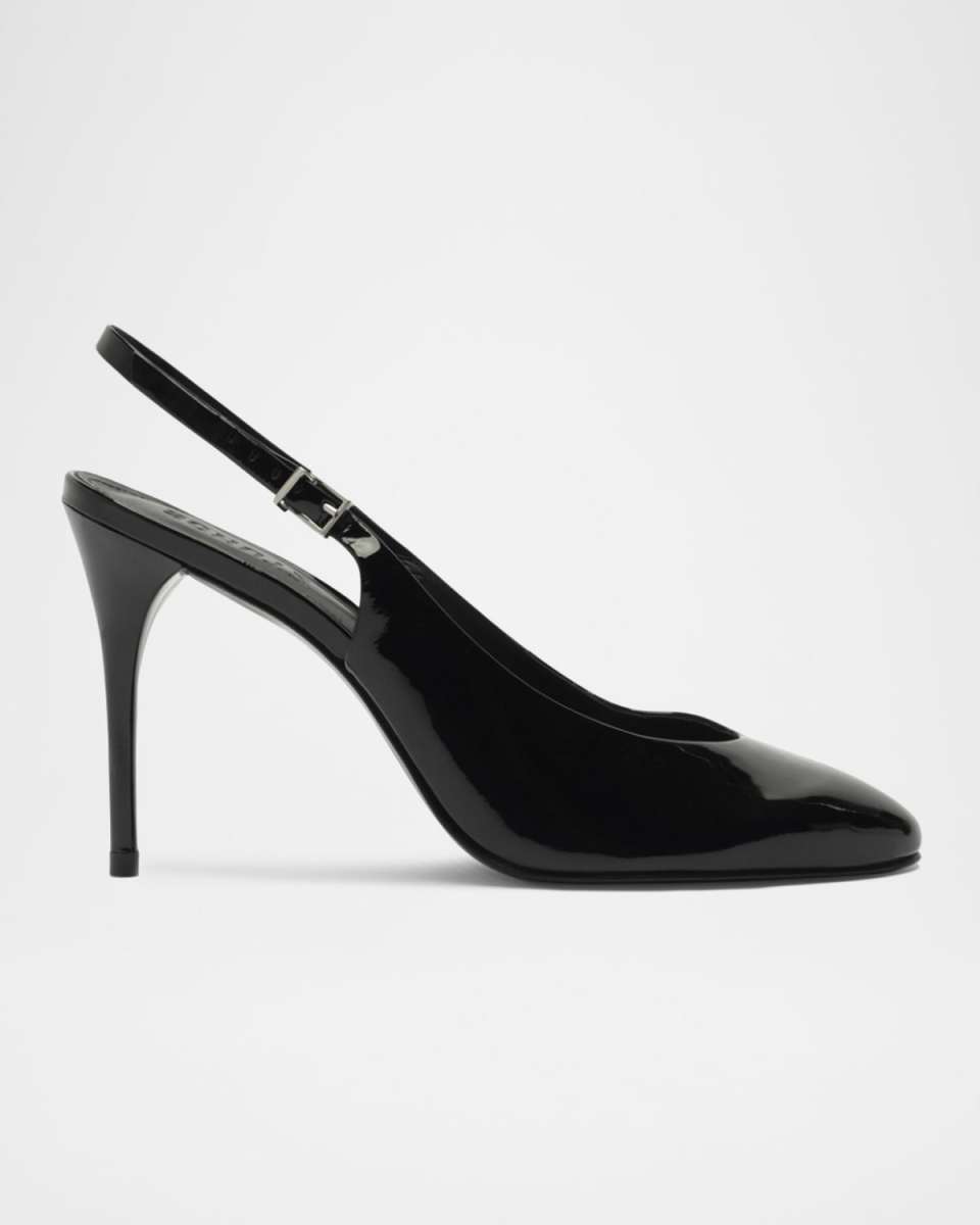 Geraldine Patent Slingback Pumps